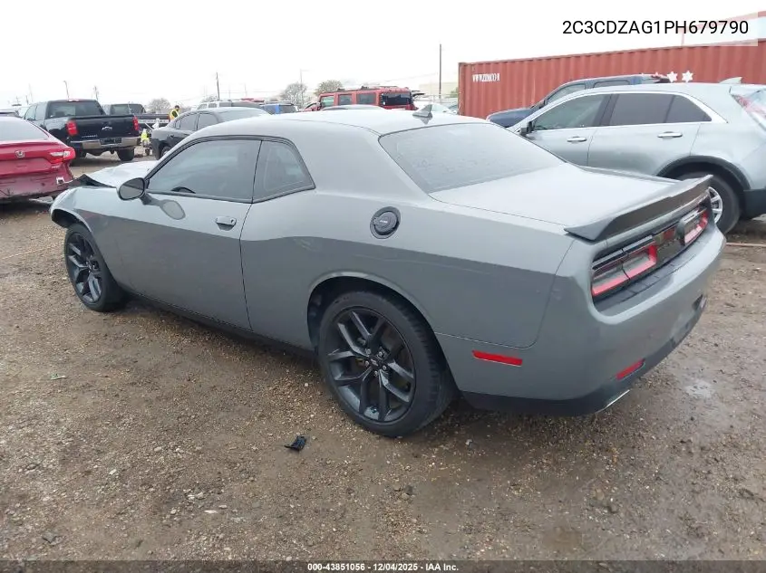 2C3CDZAG1PH679790 2023 Dodge Challenger Sxt