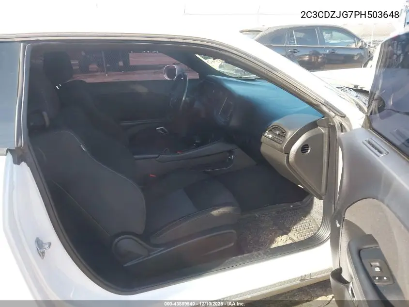 2C3CDZJG7PH503648 2023 Dodge Challenger Gt