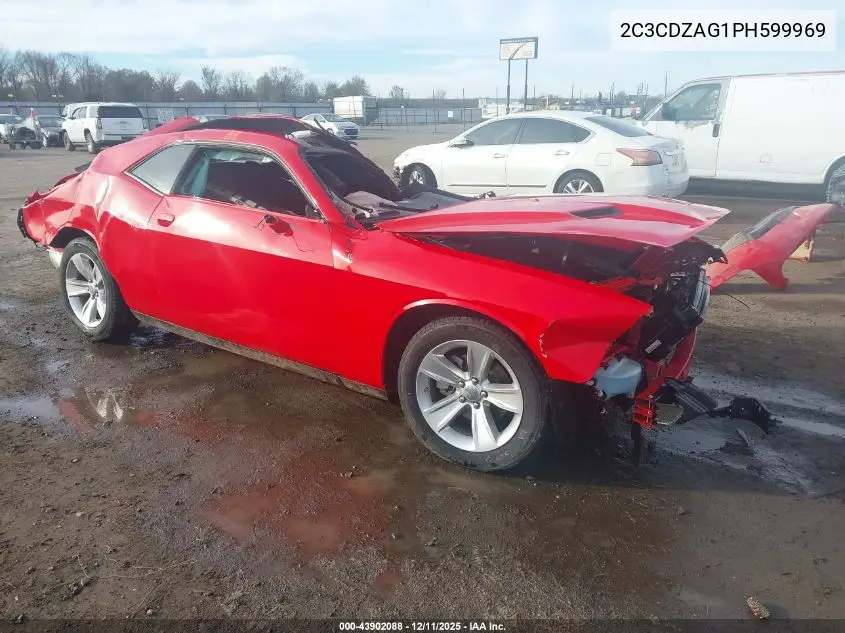 2C3CDZAG1PH599969 2023 Dodge Challenger Sxt