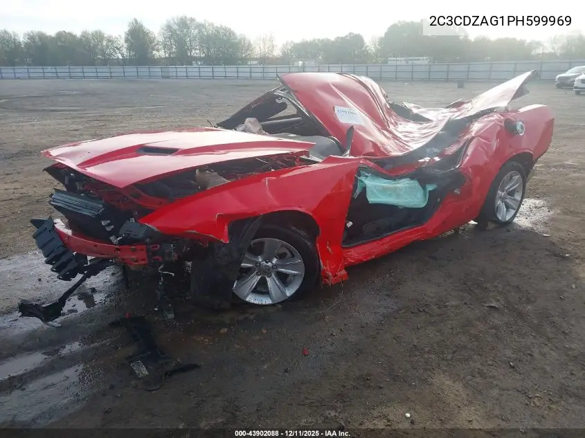 2C3CDZAG1PH599969 2023 Dodge Challenger Sxt