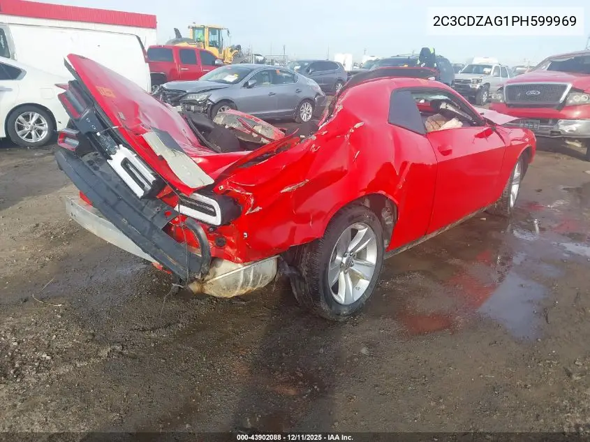 2C3CDZAG1PH599969 2023 Dodge Challenger Sxt