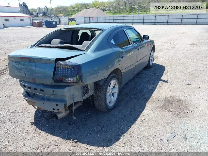 2B3KA43G86H312207 2006 Dodge Charger