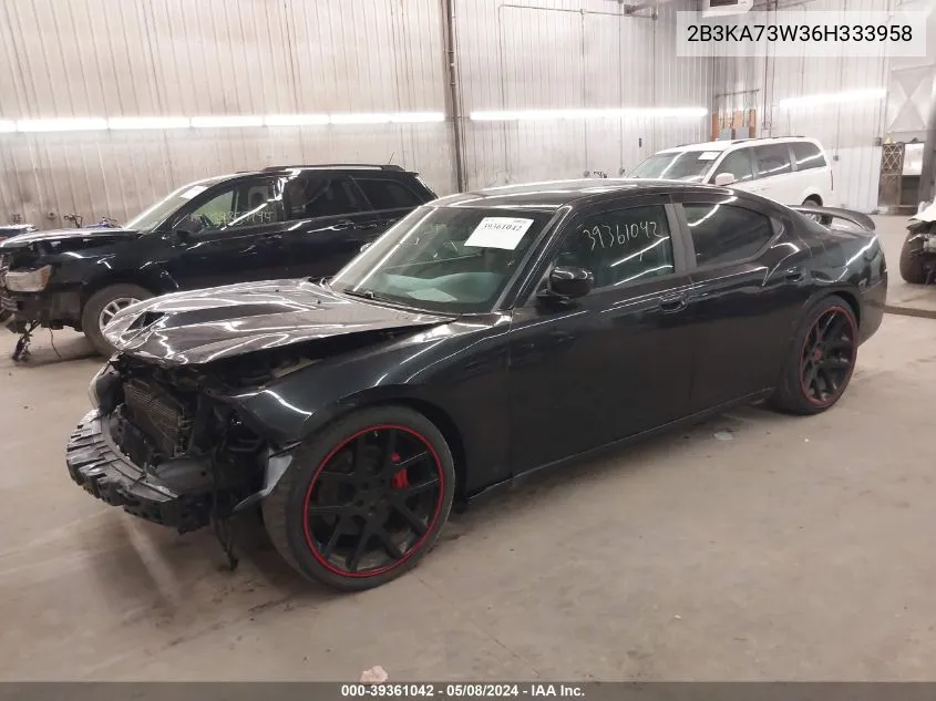 2B3KA73W36H333958 2006 Dodge Charger Srt8