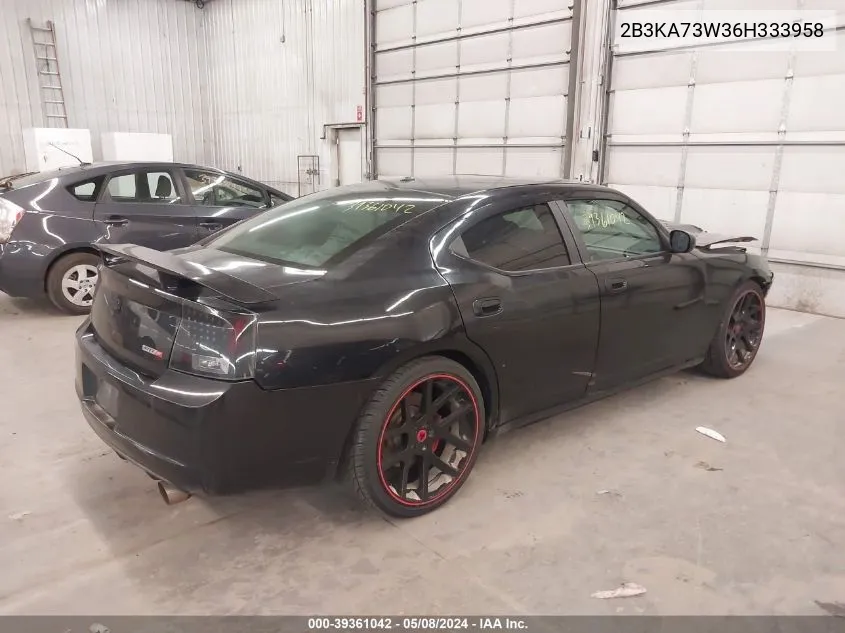 2B3KA73W36H333958 2006 Dodge Charger Srt8