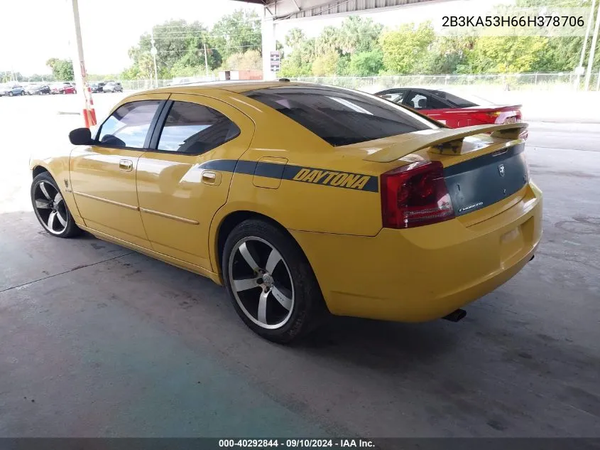 2006 Dodge Charger Rt VIN: 2B3KA53H66H378706 Lot: 40292844