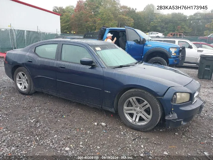 2B3KA53H76H173945 2006 Dodge Charger Rt