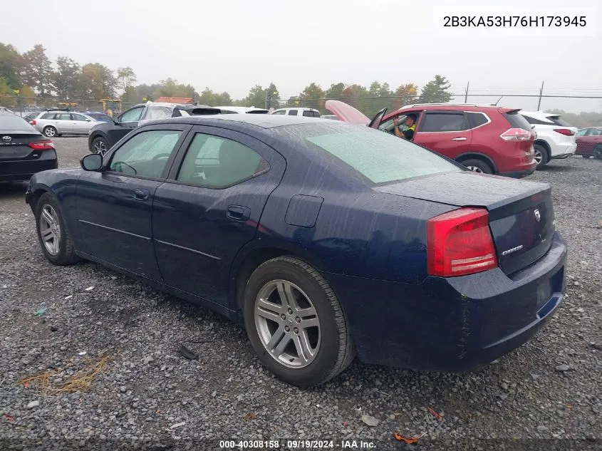 2B3KA53H76H173945 2006 Dodge Charger Rt