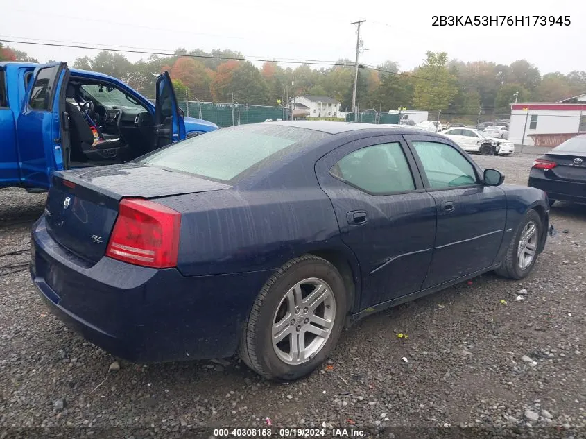 2B3KA53H76H173945 2006 Dodge Charger Rt