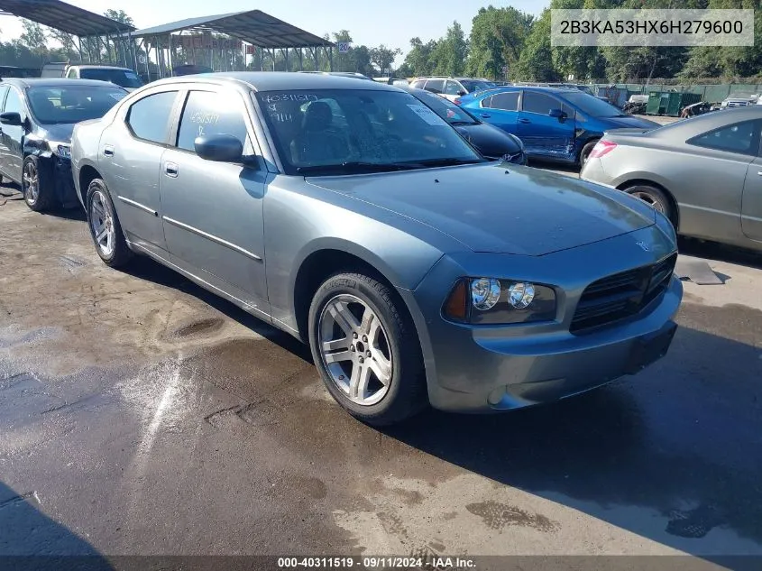 2006 Dodge Charger Rt VIN: 2B3KA53HX6H279600 Lot: 40311519