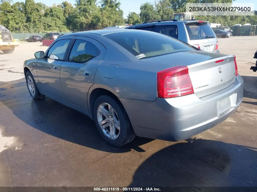 2006 Dodge Charger Rt VIN: 2B3KA53HX6H279600 Lot: 40311519