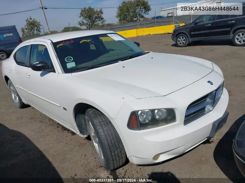 2006 Dodge Charger VIN: 2B3KA43G86H448644 Lot: 40331381