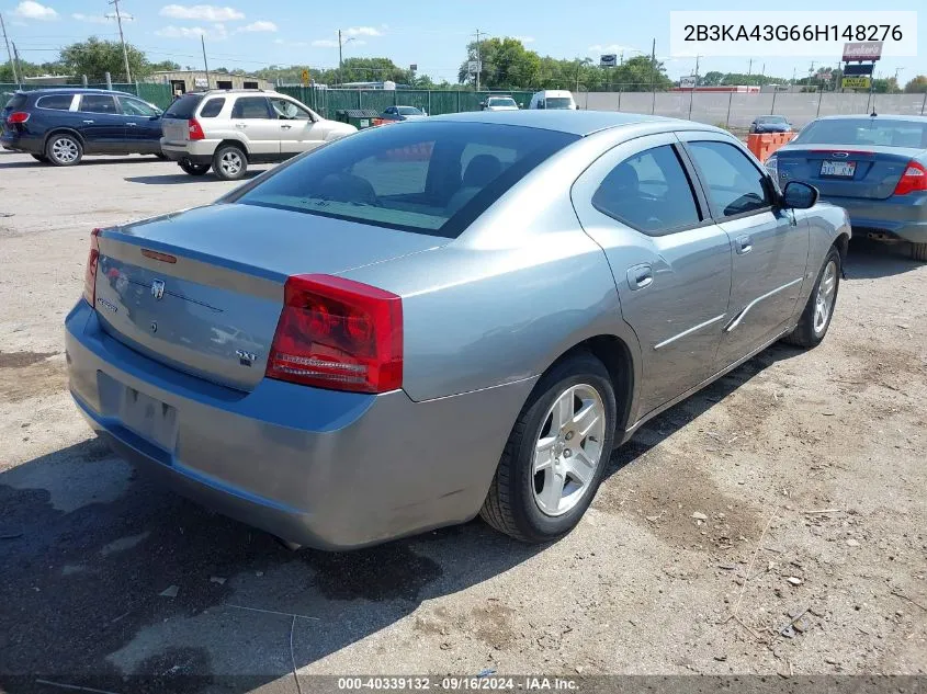 2006 Dodge Charger VIN: 2B3KA43G66H148276 Lot: 40339132