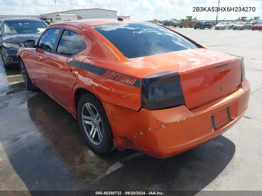 2006 Dodge Charger Rt VIN: 2B3KA53HX6H234270 Lot: 40380733