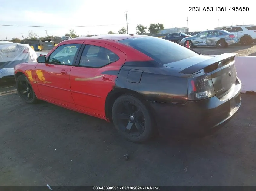 2B3LA53H36H495650 2006 Dodge Charger Rt