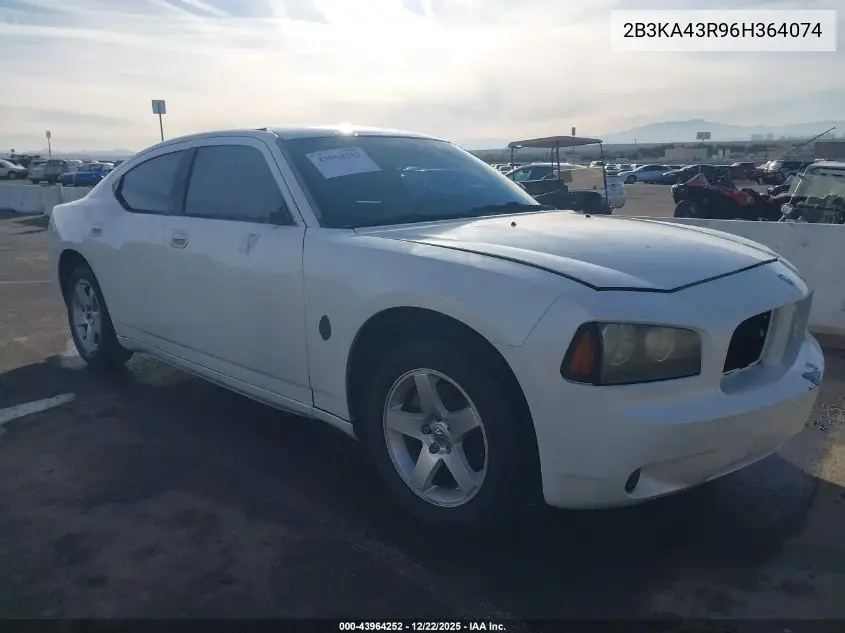 2B3KA43R96H364074 2006 Dodge Charger
