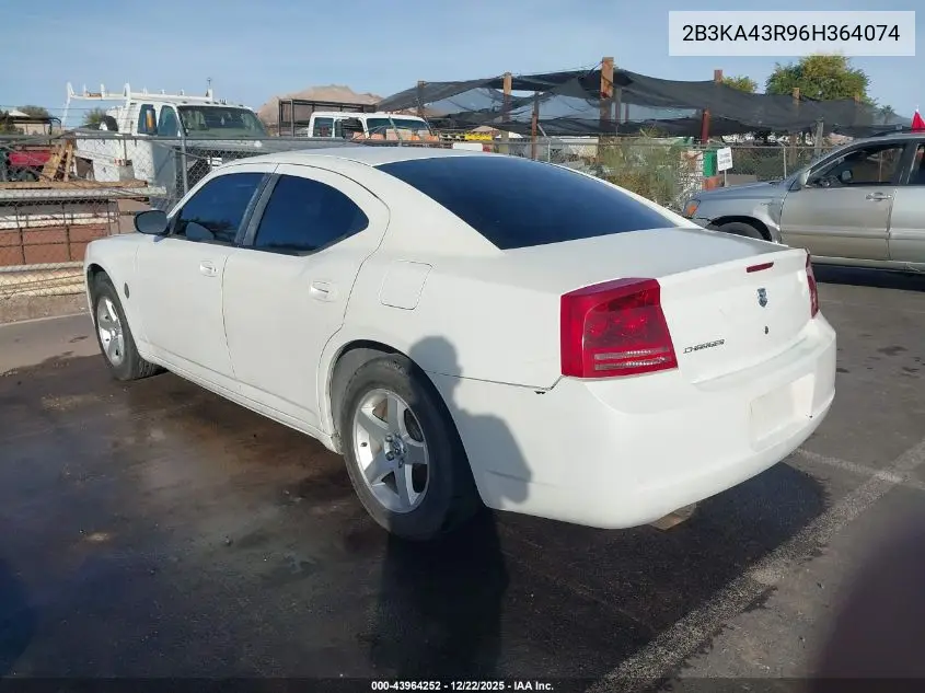2B3KA43R96H364074 2006 Dodge Charger