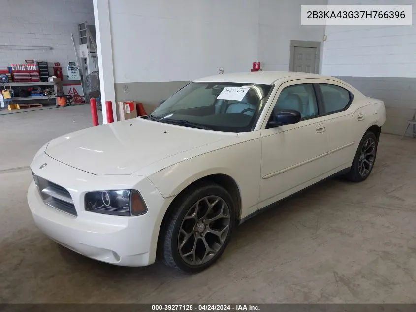 2007 Dodge Charger VIN: 2B3KA43G37H766396 Lot: 39277125