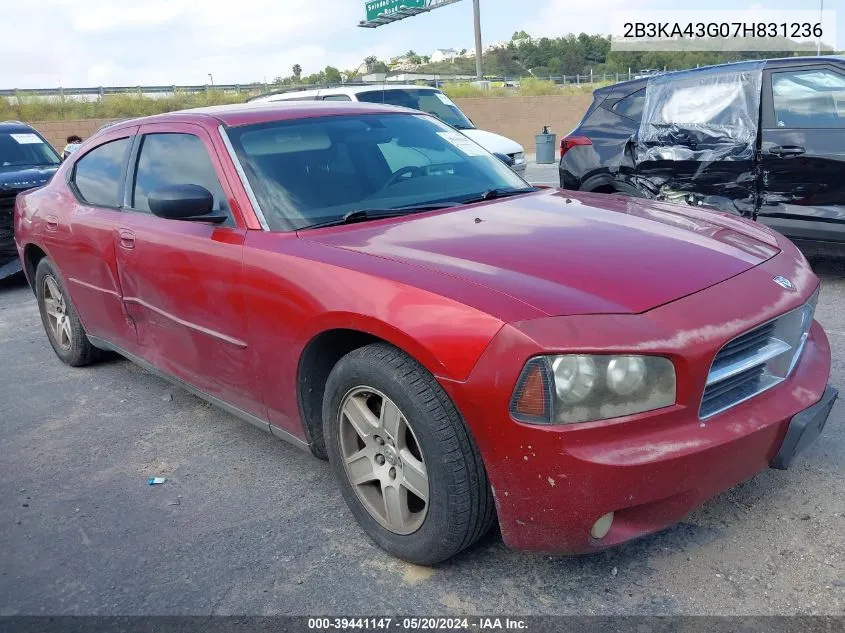 2007 Dodge Charger VIN: 2B3KA43G07H831236 Lot: 39441147