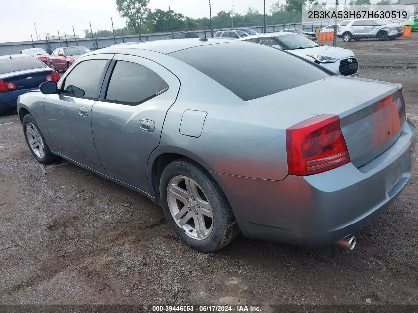 2007 Dodge Charger Rt VIN: 2B3KA53H67H630519 Lot: 39446053