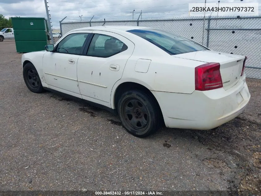 2007 Dodge Charger VIN: 2B3KA43H07H797372 Lot: 39452432