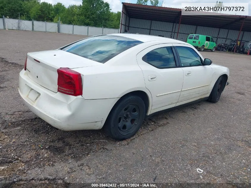 2007 Dodge Charger VIN: 2B3KA43H07H797372 Lot: 39452432