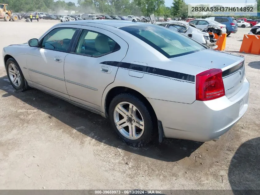 2007 Dodge Charger Rt VIN: 2B3KA53H37H614892 Lot: 39659973