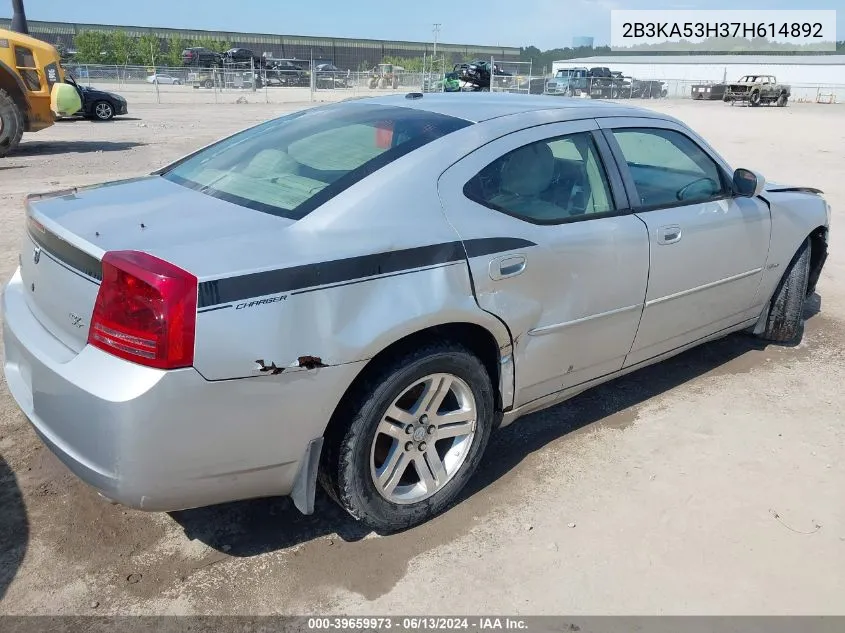 2B3KA53H37H614892 2007 Dodge Charger Rt