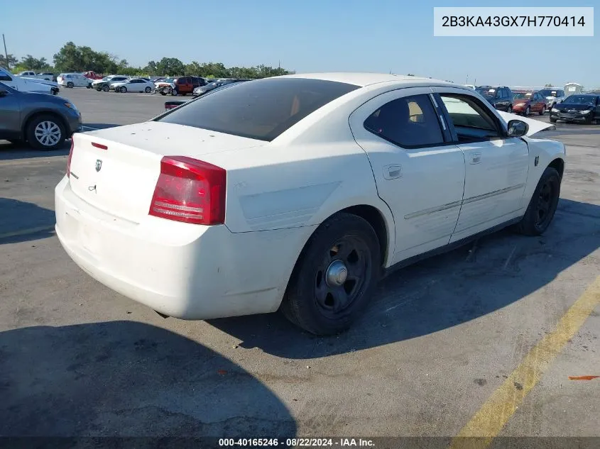 2B3KA43GX7H770414 2007 Dodge Charger