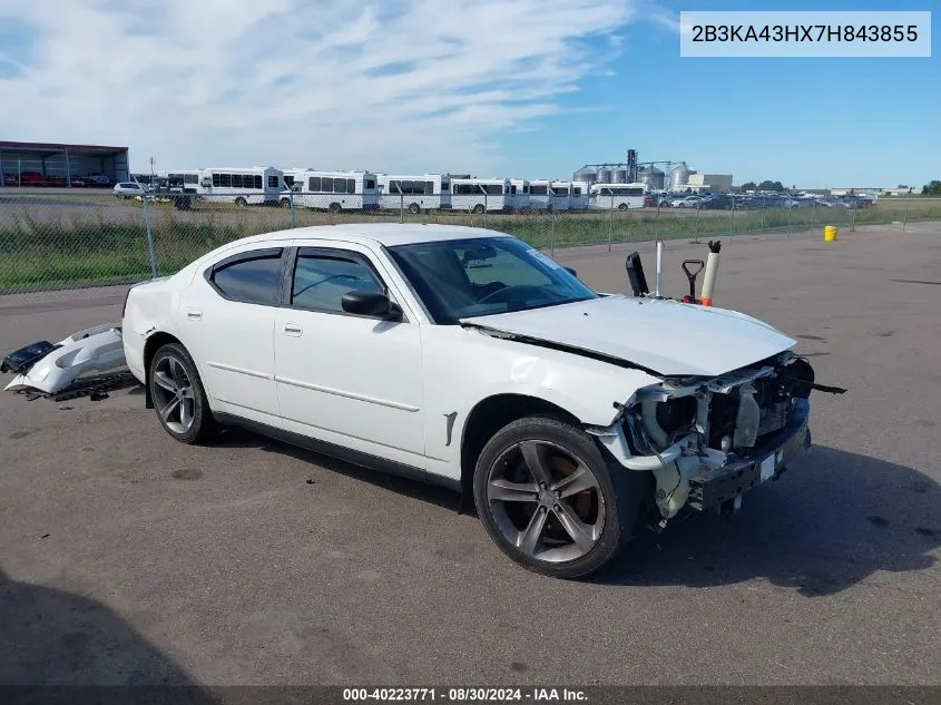 2007 Dodge Charger VIN: 2B3KA43HX7H843855 Lot: 40223771