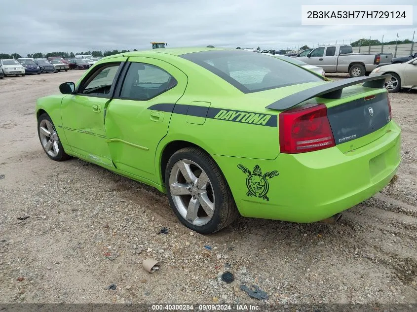 2B3KA53H77H729124 2007 Dodge Charger R/T