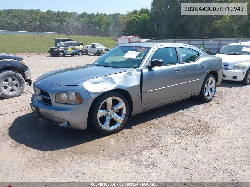 2007 Dodge Charger VIN: 2B3KA43G07H712943 Lot: 40305307