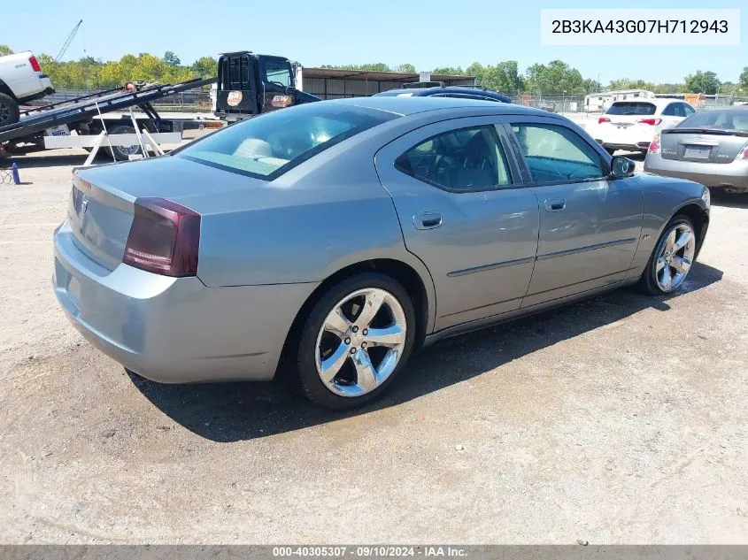 2007 Dodge Charger VIN: 2B3KA43G07H712943 Lot: 40305307