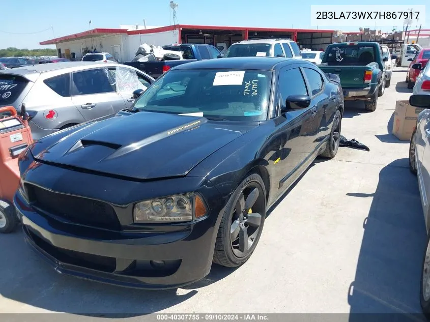 2B3LA73WX7H867917 2007 Dodge Charger Srt8