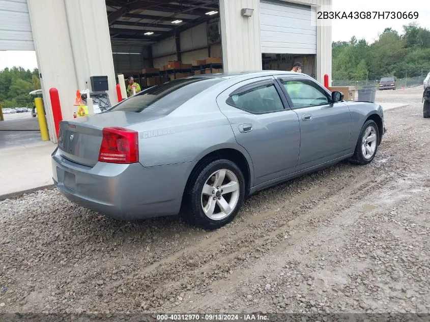 2B3KA43G87H730669 2007 Dodge Charger