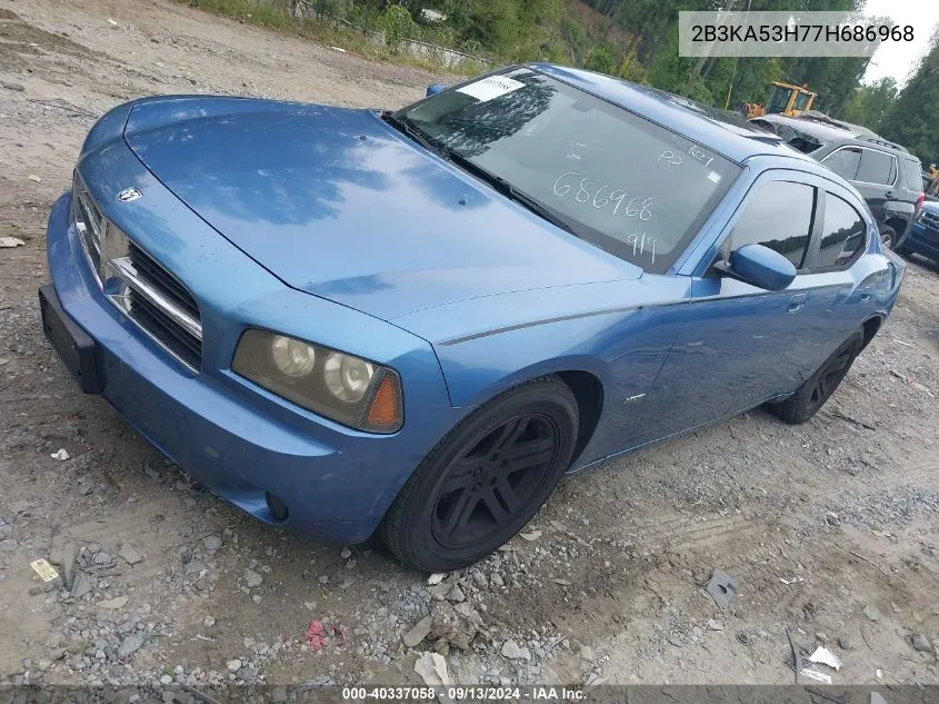 2007 Dodge Charger Rt VIN: 2B3KA53H77H686968 Lot: 40337058