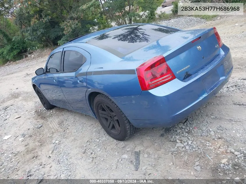 2007 Dodge Charger Rt VIN: 2B3KA53H77H686968 Lot: 40337058