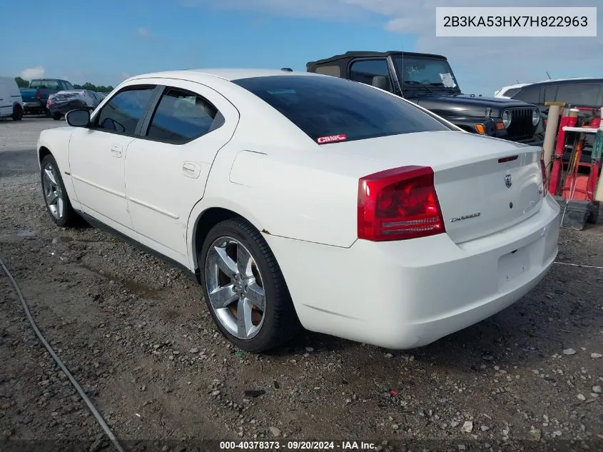 2B3KA53HX7H822963 2007 Dodge Charger Rt