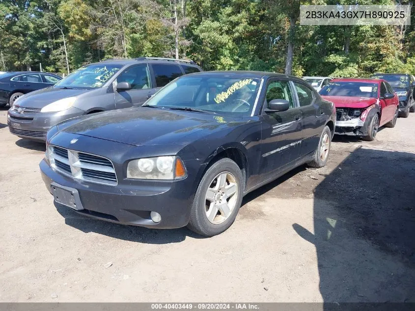 2B3KA43GX7H890925 2007 Dodge Charger