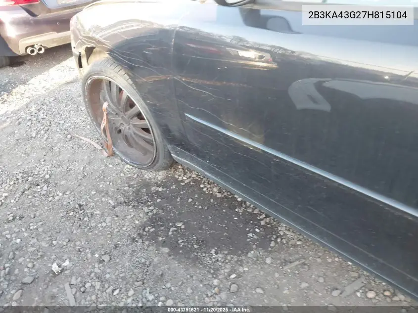 2B3KA43G27H815104 2007 Dodge Charger