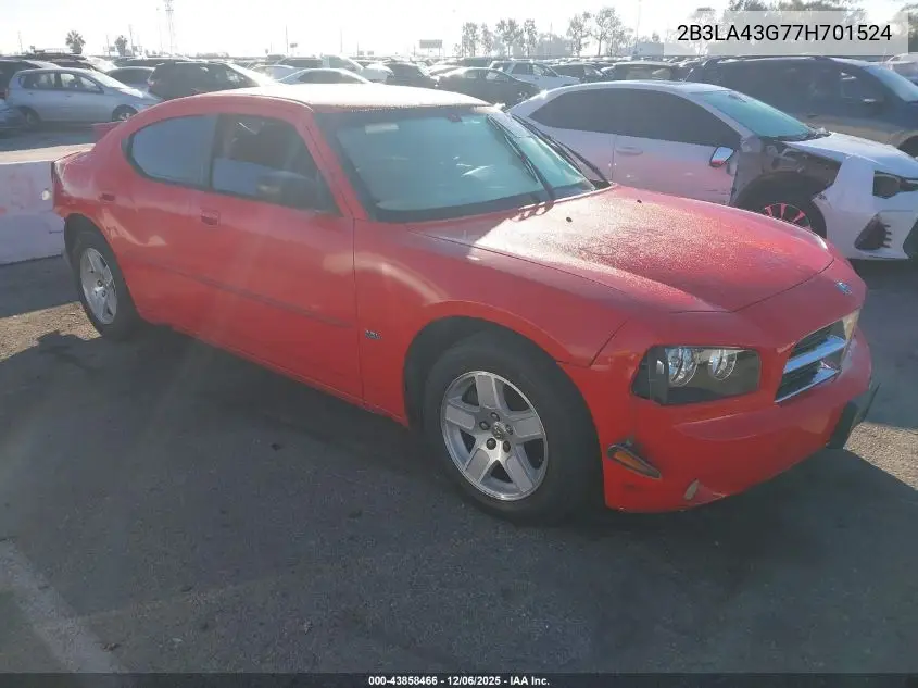 2B3LA43G77H701524 2007 Dodge Charger