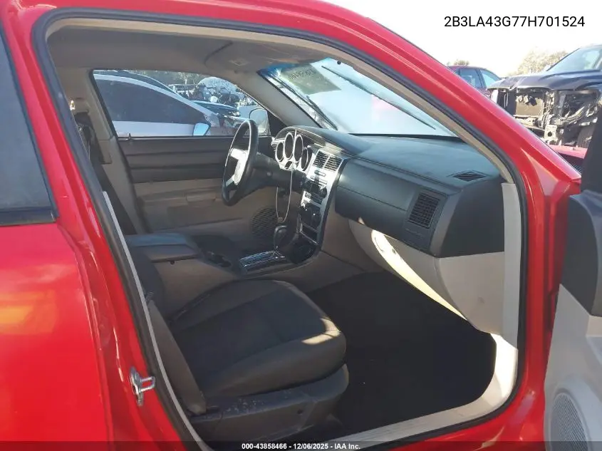2B3LA43G77H701524 2007 Dodge Charger