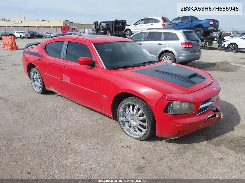2B3KA53H67H686945 2007 Dodge Charger Rt