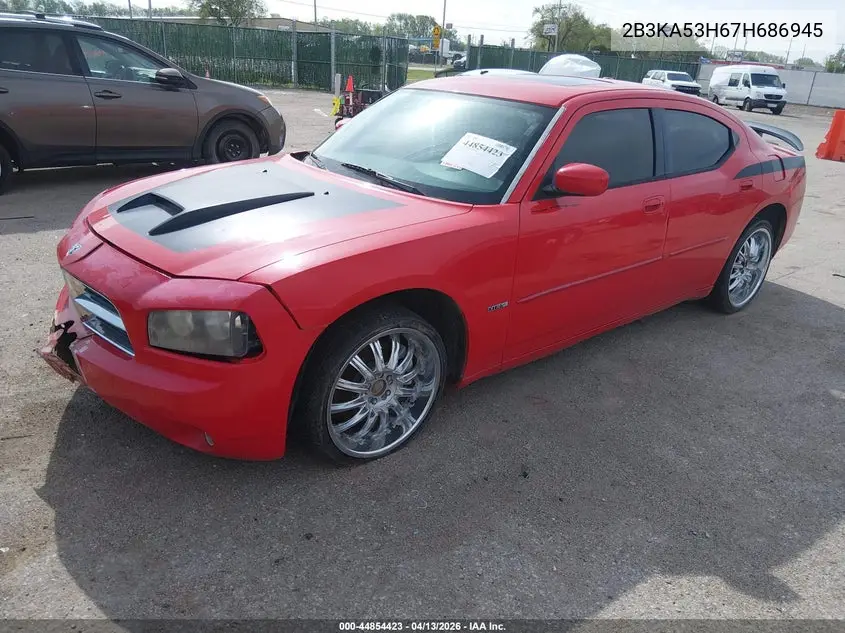2B3KA53H67H686945 2007 Dodge Charger Rt