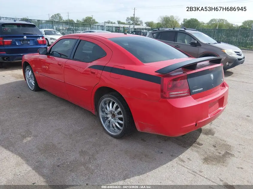 2B3KA53H67H686945 2007 Dodge Charger Rt
