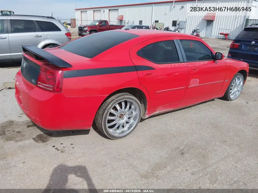 2B3KA53H67H686945 2007 Dodge Charger Rt