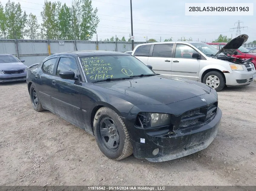 2B3LA53H28H281963 2008 Dodge Charger