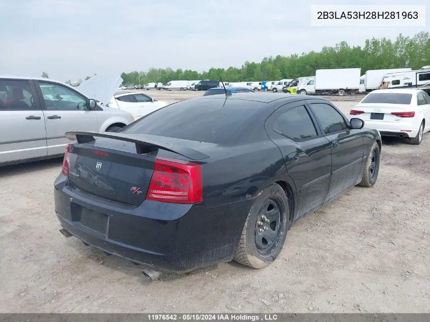 2B3LA53H28H281963 2008 Dodge Charger