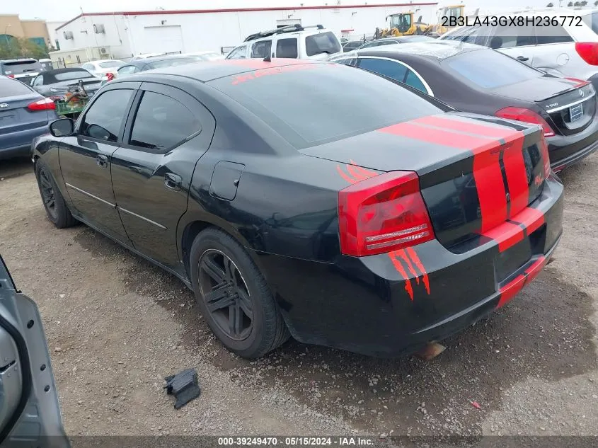 2B3LA43GX8H236772 2008 Dodge Charger