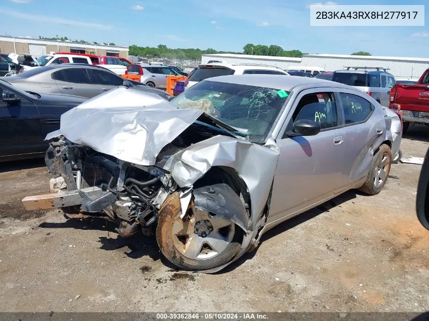 2B3KA43RX8H277917 2008 Dodge Charger