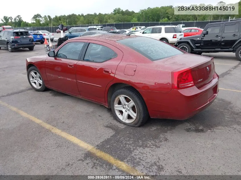 2B3KA33G88H145019 2008 Dodge Charger Sxt